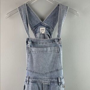 aerie Light Blue Denim Overalls Size S